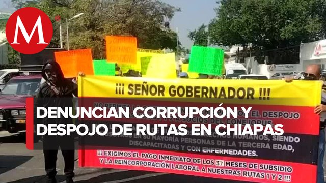 En Chiapas, socios del extinto transporte Conejo Bus realizan bloqueos para exigir pagos