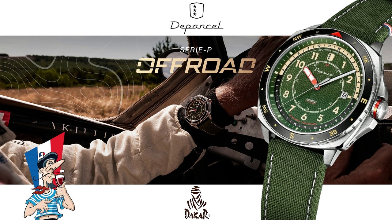 Depancel Offroad - A watch designed for Dakar Rally - Make every day a new adventure