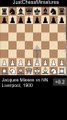 Mieses plays the Vienna and checkmates with his Knights