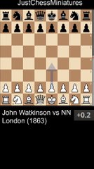 A double check allows an eye pleasing Knight checkmate