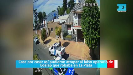 Casa por casa: así pudieron atrapar al falso operario de Edelap que robaba en La Plata