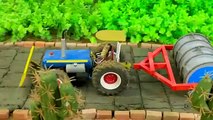 diy making mini plough machine planting field of turnips rainbow colors 2