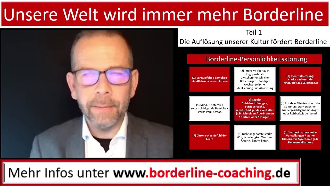 Unsere #Welt wird immer mehr #Borderline Teil 1 - Unsere #Kultur zerbricht und hinterlässt #Borderline