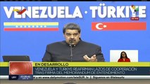 Venezuela y Türkiye reafirman lazos de cooperación tras firma del Memorándum de Entendimiento