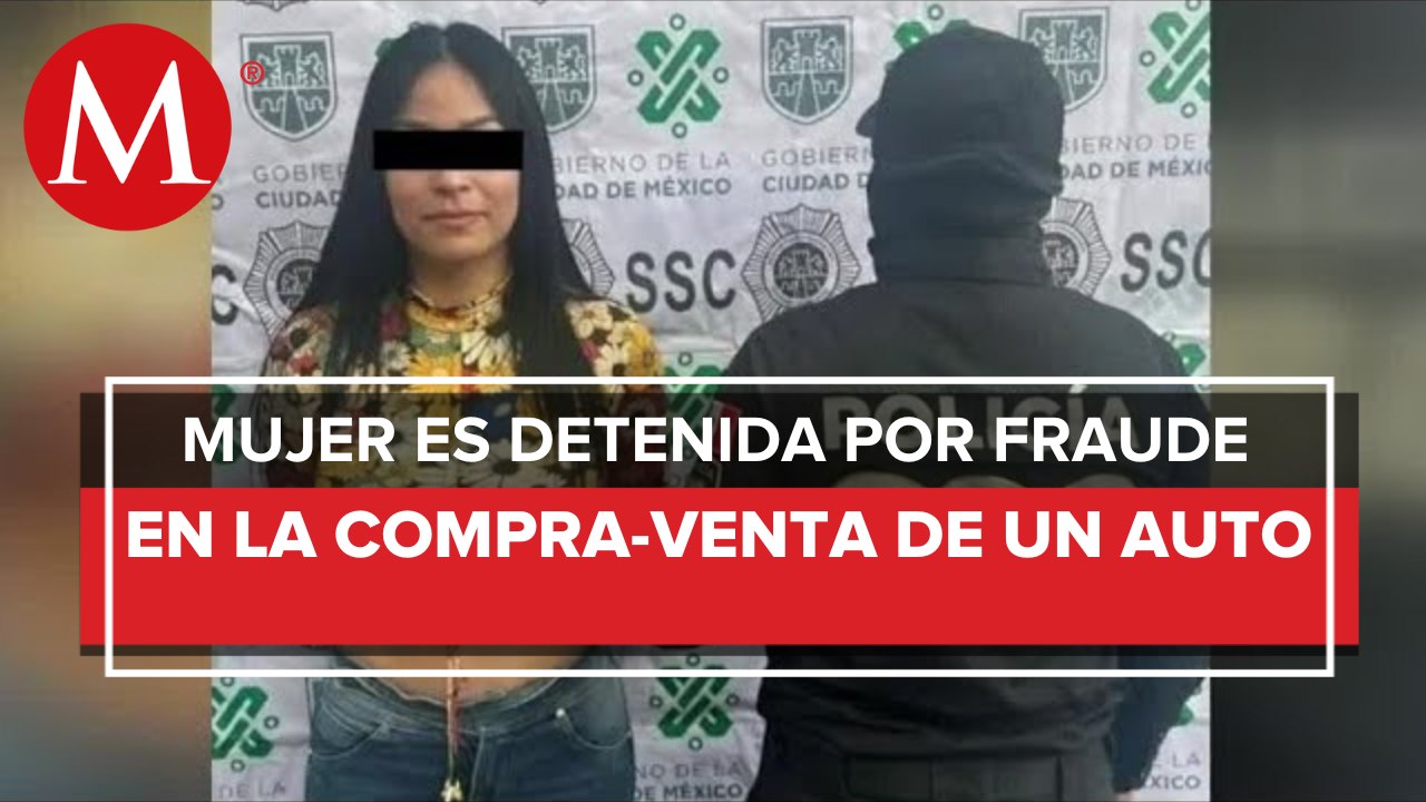 En CdMx, fue detenida una mujer que realizó un fraude a un hombre de Aguascalientes
