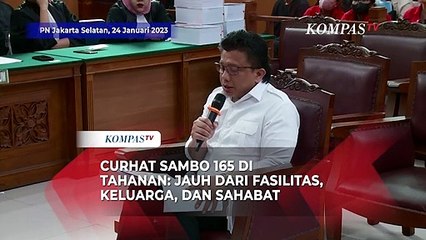 Curhat Sambo dalam Pleidoi: Kehilangan Kemerdekaan, Jauh dari Berbagai Fasilitas