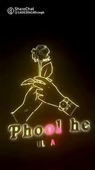 Phool he gulab ka. Shayari video