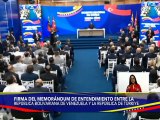 Venezuela y Türkiye firman memorándum de entendimiento para la inversión en áreas estratégicas