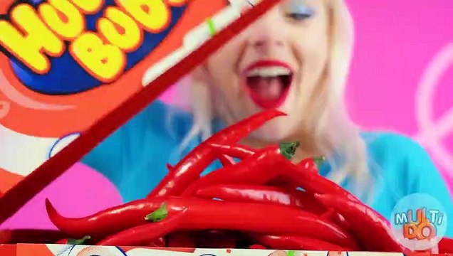 Bubble Gum Blowing Battle Challenge