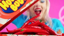 Bubble Gum Blowing Battle Challenge