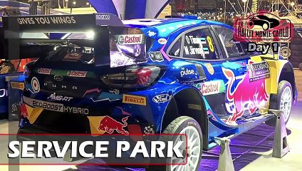 Rallye Monte Carlo 2023 : Service Park - Rally1 Cars are Ready