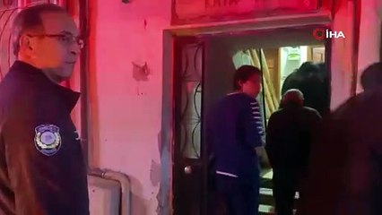 Evde doğal gaz patlaması! Kokuyu duyunca canını son anda kurtardı