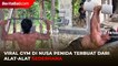 Viral Gym di Nusa Penida Terbuat dari Alat-alat Sederhana