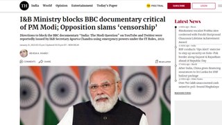 Indian Govt. calls BBC Documentary on PM Modi a Propaganda|| BREAKING NEWS||