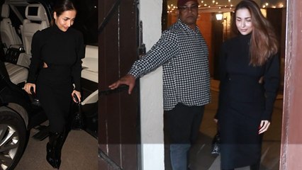 Malaika Arora All Black Look में जीता Fans का दिल, Watch Video | Boldsky *Entertainment