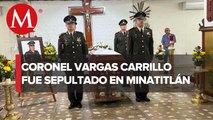 Sepultan en Veracruz al coronel Héctor Miguel Vargas, asesinado en Michoacán por el CJNG