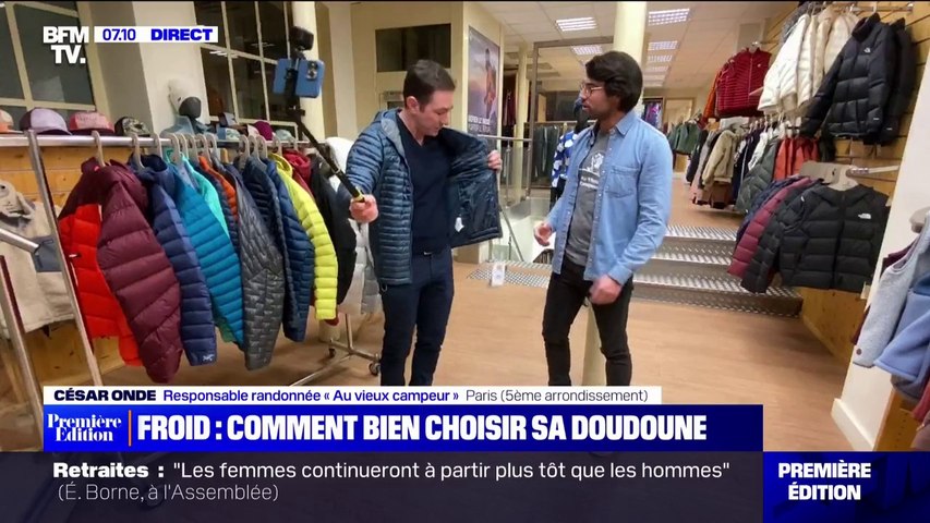 En duvet ou synthétique? Comment bien choisir sa doudoune contre le froid -  Vidéo Dailymotion