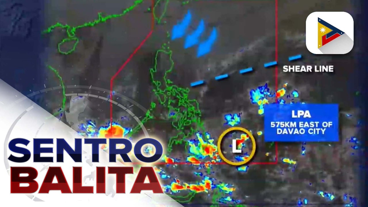 LPA sa loob ng PAR, patuloy na binabantayan; Caraga at Davao region, makararanas ng katamtaman hanggang sa malalakas na pag-ulang dala ng LPA