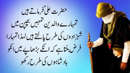 Un Logon Per Etbar Karo Jo Tumhari 3 Baten Bhanap lain | Hazrat Ali Quotes