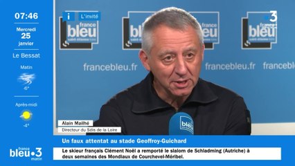 Alain Mailhé, contrôleur général et directeur du service départemental d'incendie et de secours de la Loire