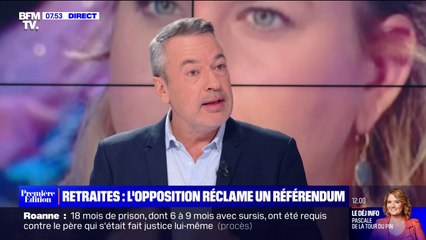 ÉDITO - Un référendum sur les retraites? "Pas convaincu que ce soit la bonne méthode"