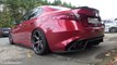 Alfa Romeo Giulia Quadrifoglio with Decat Exhaust - Redline REVS- Accelerations- Powerslides-
