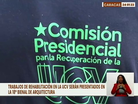 Trabajos de rehabilitación de la UCV serán presentados en la 18ª Bienal de Arquitectura de Venecia