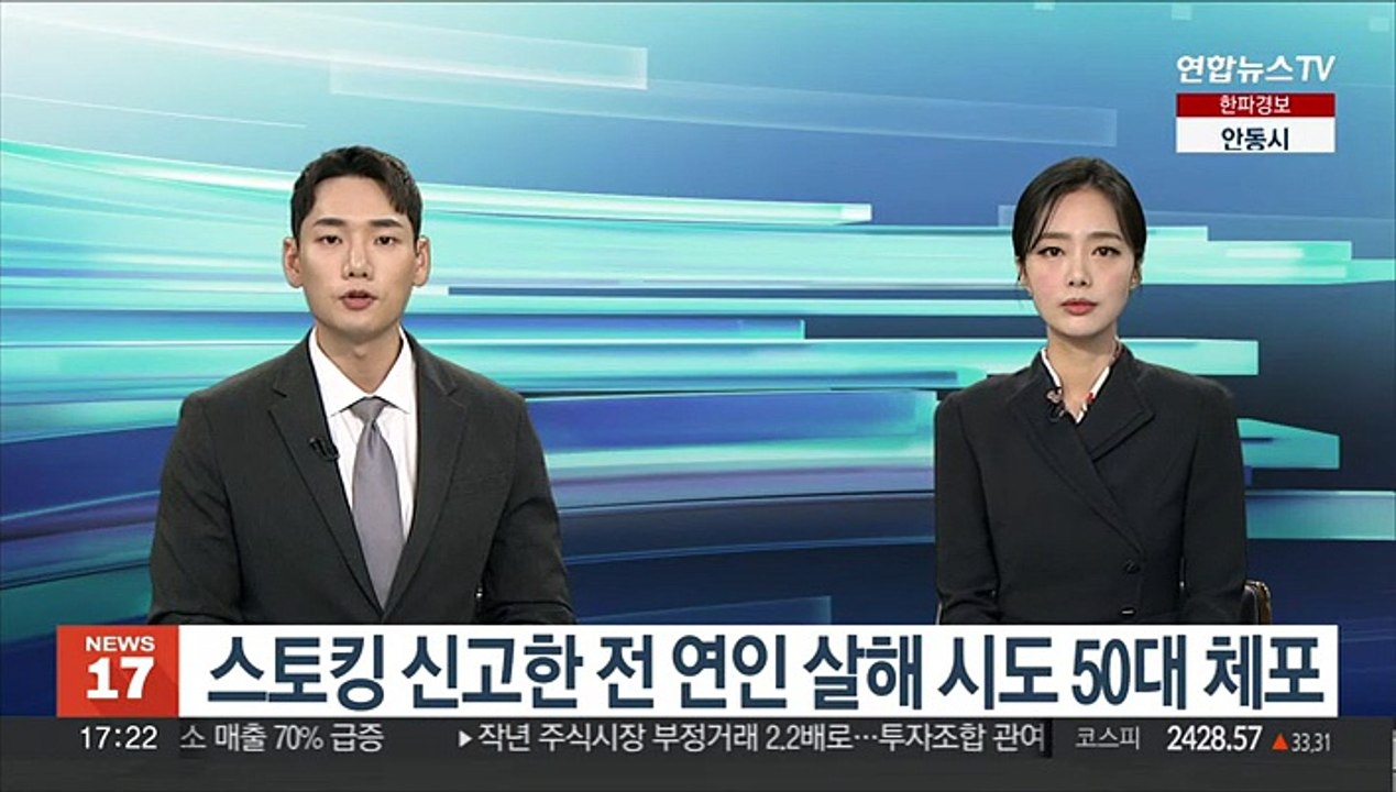 스토킹 신고한 전 연인 살해 시도 50대 체포