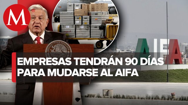 AMLO busca por consenso que operaciones de transporte aéreo de carga sean en el AIFA