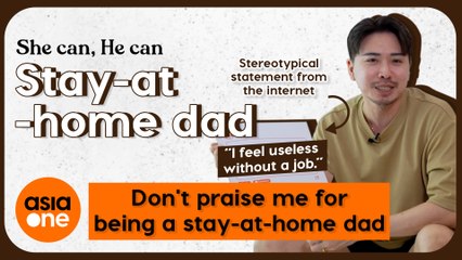 She can, He can: Being a stay-at-home dad shouldn’t be praised as it’s a parent's responsibility
