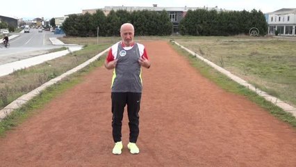 Milli atlet Ali Turan, askerde başladığı koşusunu 43 yıldır sürdürüyor