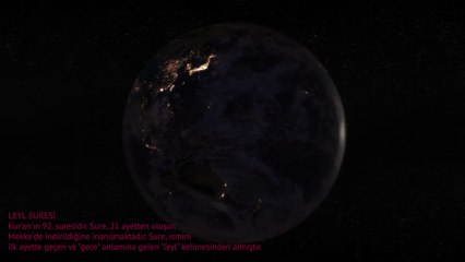 10 LEYL SURESİ TÜRKÇE MEALİ