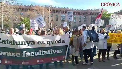 Huelga de sanitarios en Barcelona
