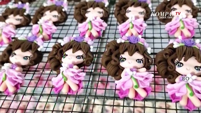 Kerajinan Clay Karya Ibu Rumah Tangga Tembus Pasar Mancanegara