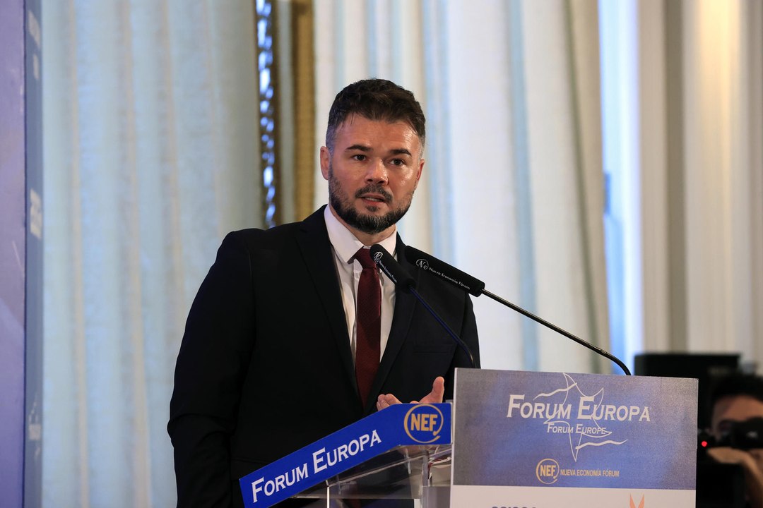 Gabriel Rufián reta al Gobierno a que sea el Congreso quien decida sobre el envío de tanques a Ucrania: "Es lo que tiene la democracia"