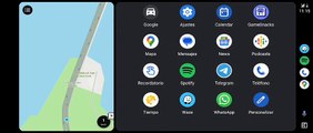 Android Auto Coolwalk en Waze