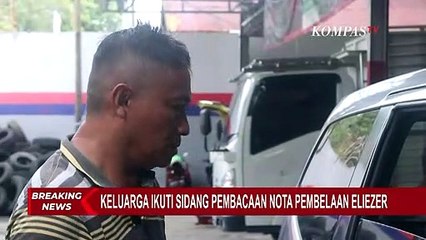 Keluarga Ikuti Jalannya Sidang Pembacaan Nota Pembelaan Eliezer dari Manado