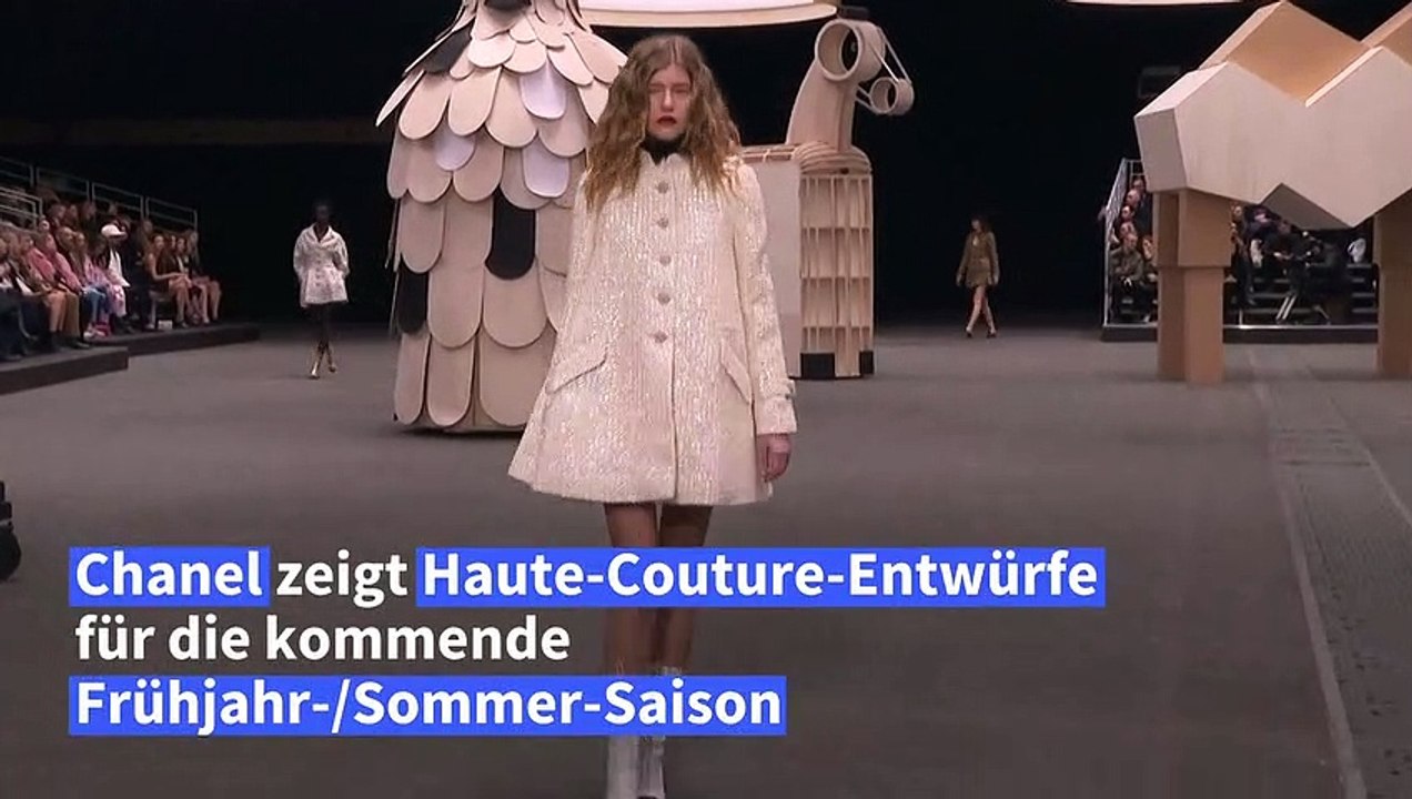 Chanel zeigt elegante Haute Couture bei der Modewoche in Paris