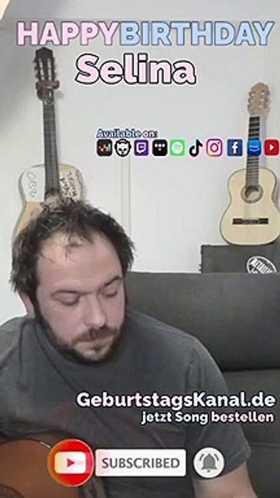 Happy Birthday, Selina! Geburtstagsgrüße an Selina