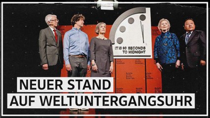 Weltuntergangsuhr nur noch 90 Sekunden vor Mitternacht