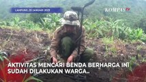 Warga Berburu Benda Bersejarah di Situs Keratuan Balaw Lampung
