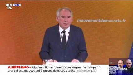 Réforme des retraites: pour François Bayrou, il faut "proposer de meilleurs équilibres"