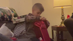 Boy rushes to hug grandma after being surprised by her with a Nintendo Switch