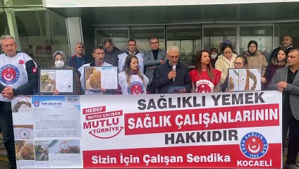 Sağlık çalışanlarının yemek isyanı: Salyangoz böcek sinek ne ararsan var!