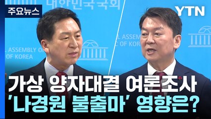 가상 양자대결 여론조사...羅 지지층, 김기현