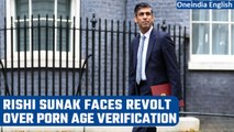 Rishi Sunak faces more rebellion within party over online pornography age validation | Oneindia News