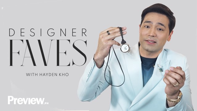 Hayden Kho Shares His Favorite Designer Items | Designer Favorites | PREVIEW