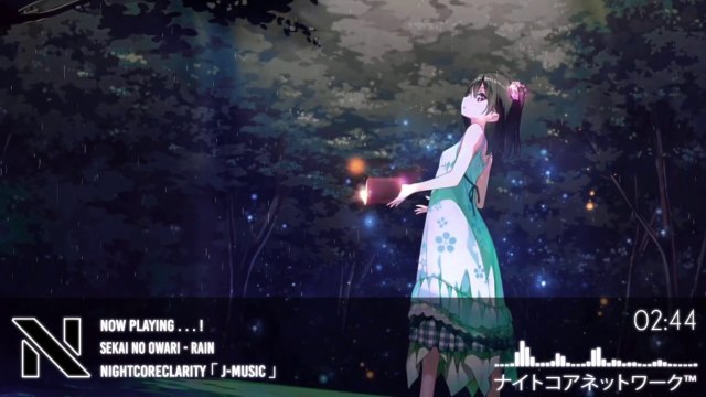 【Nightcore】SEKAI NO OWARI - RAIN (Cover Lefty Hand Cream)