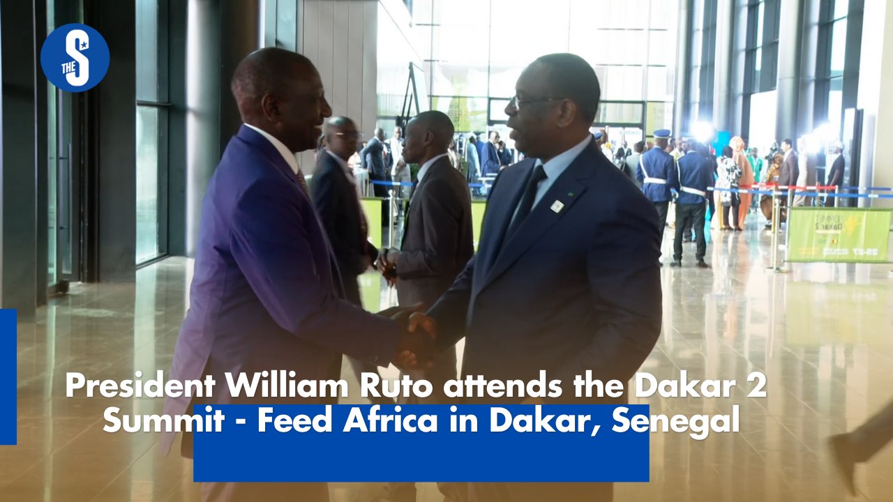 President William Ruto attends the Dakar 2 Summit - Feed Africa in Dakar, Senegal.