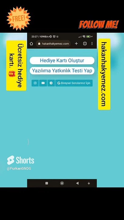 HEDİYE KARTI NASIL YAPILIR_(ÜCRETSİZ VE GÜVENİLİR) #hediyekartı #hediye #shortsvideo